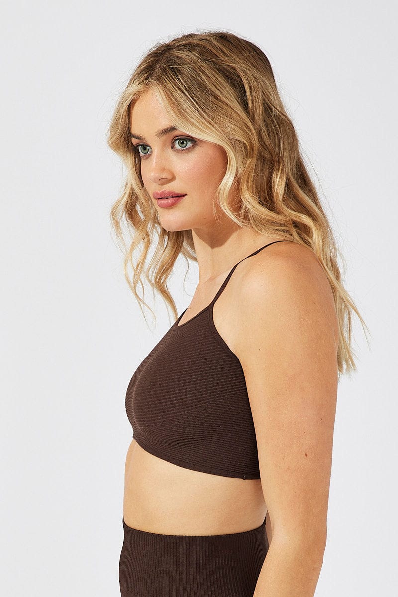 Brown Bralette Seamless for Ally Fashion