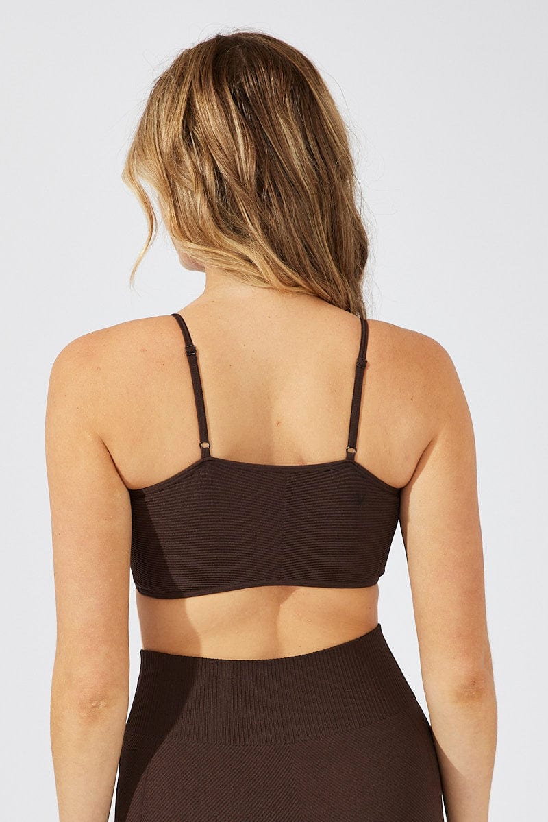 Brown Bralette Seamless for Ally Fashion