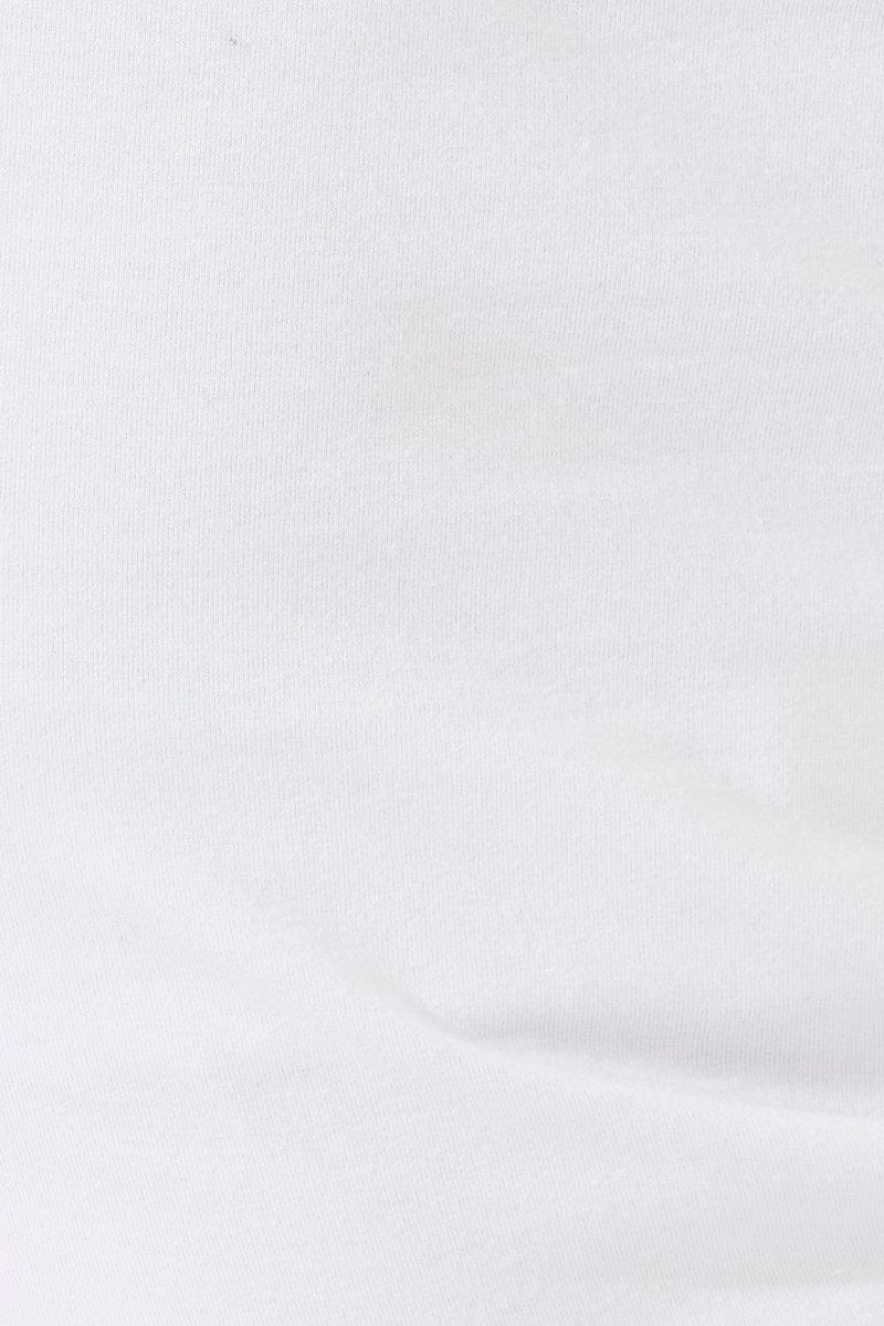 White Bodysuit Sleeveless Scoop Neck for Ally Fashion