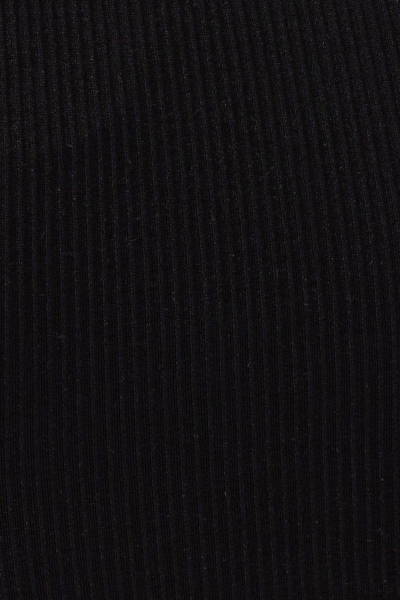 Black T Shirt Short Sleeve Round Neck Seamless | Ally Fashion