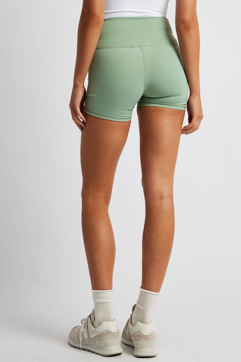 Green Bike Shorts for Ally Fashion