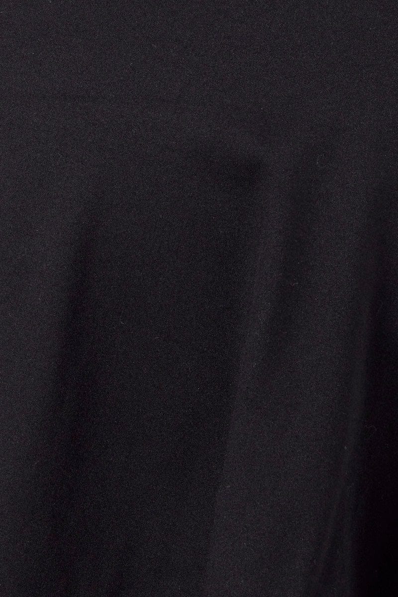 Black Flare Mini Skort Shorts Lining for Ally Fashion