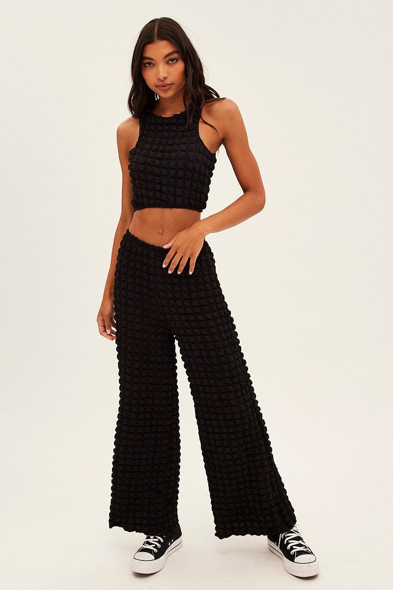 Black Wide Leg Pants for Ally Fashion