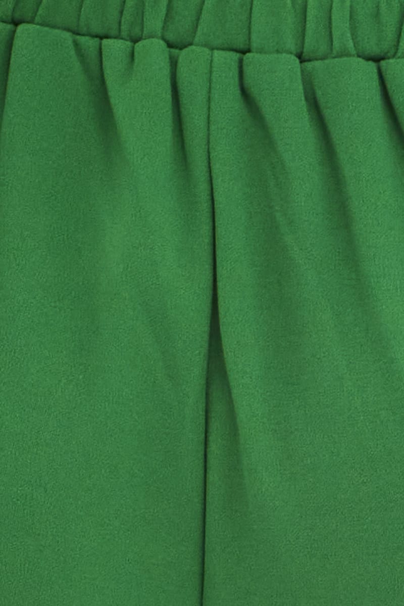 Green High Waist Pants for Ally Fashion