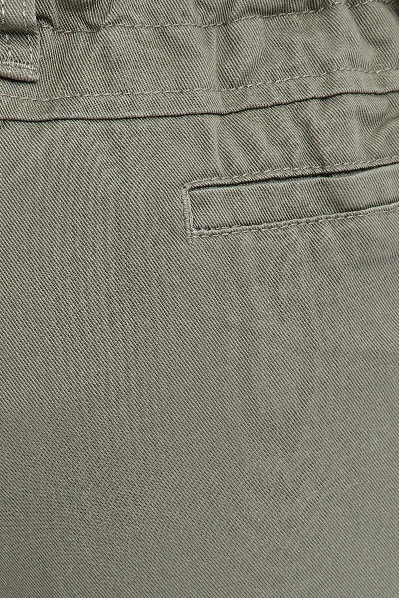 Grey Cargo Pants Low Rise for Ally Fashion