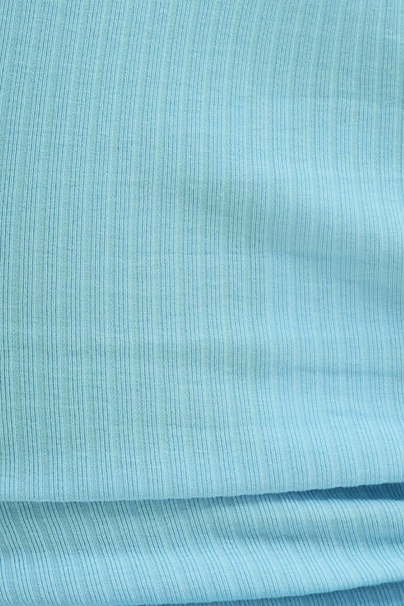 Blue Prea Bind Detail Singlet for Ally Fashion