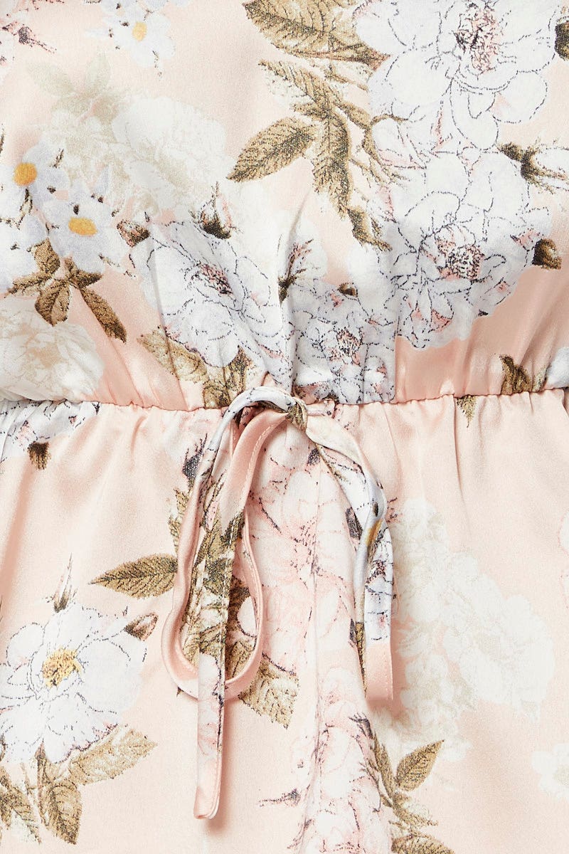 CAIM REGULAR SET Print Satin Pajamas Set Sleeveless for Women by Ally