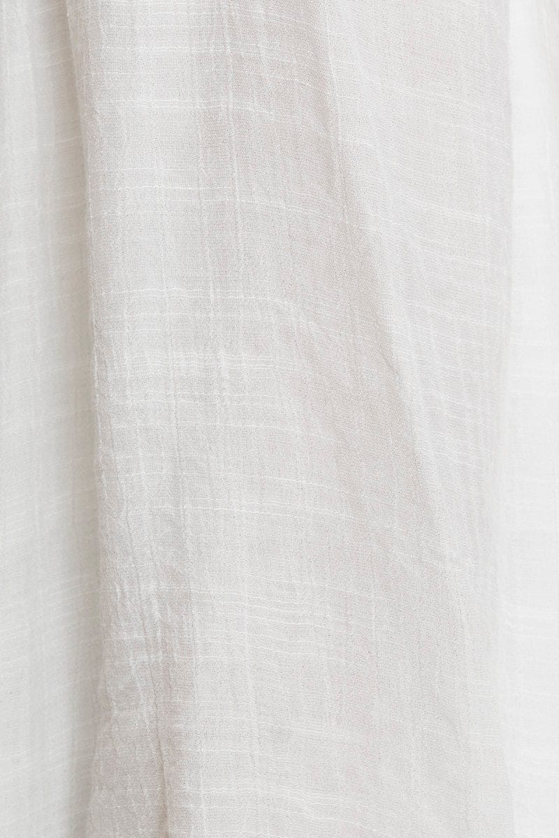CAMI White Crop Top Long Sleeve for Women by Ally