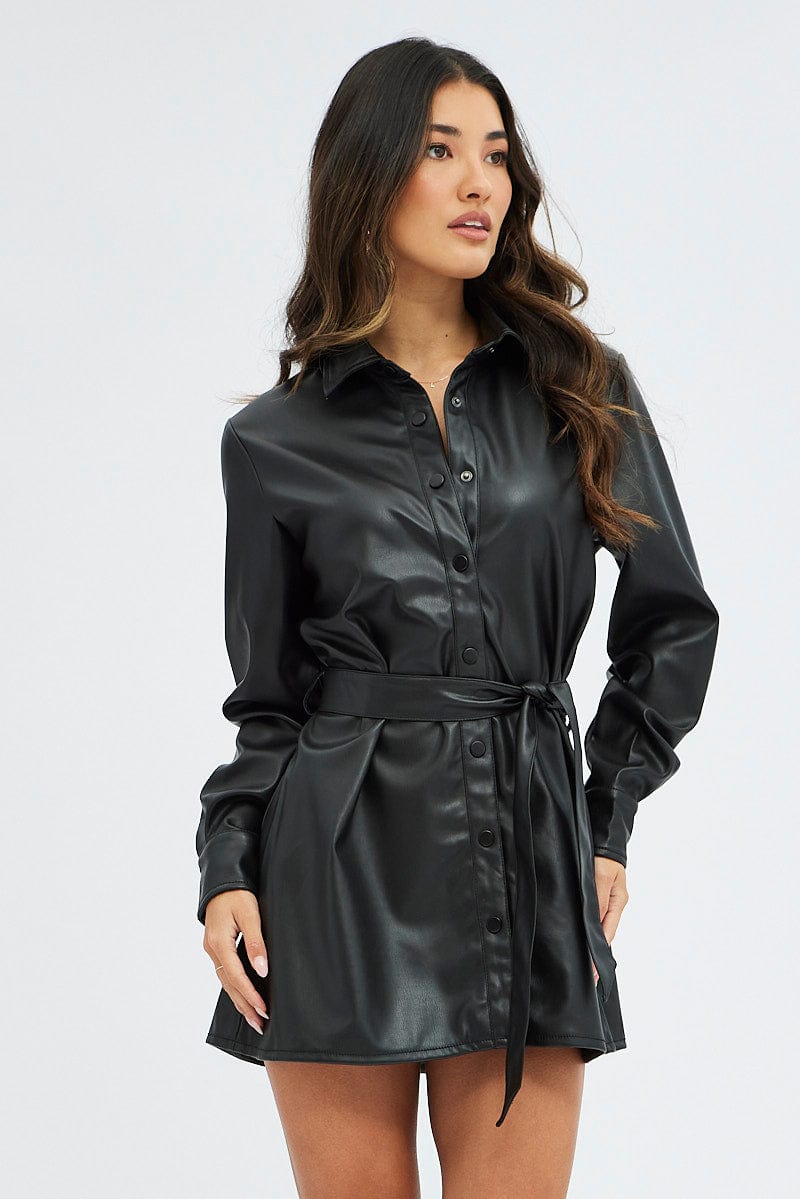 Faux Leather Dresses, Leather Look & PU Dresses