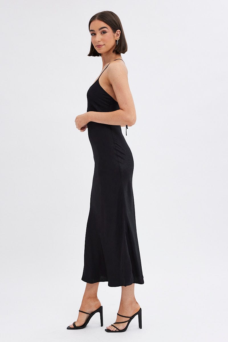 Black Maxi Dress Sleeveless for Ally Fashion