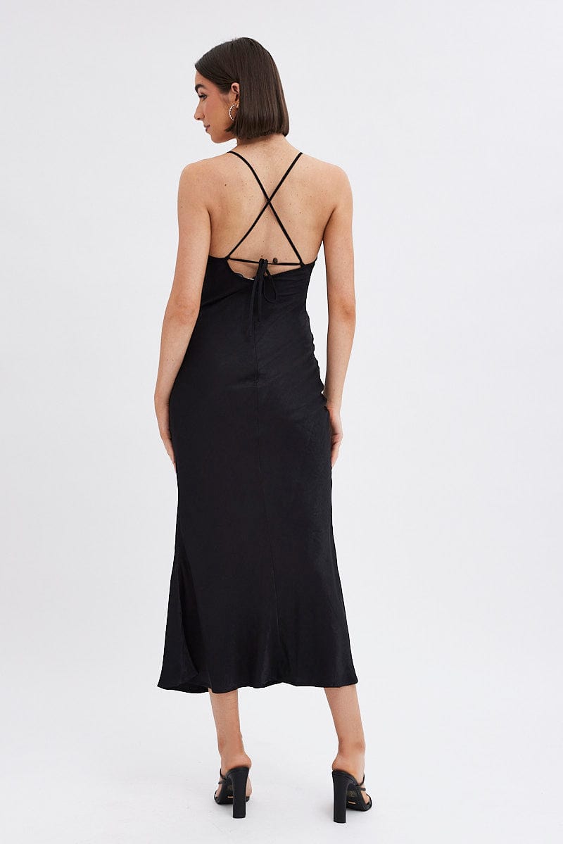 Black Maxi Dress Sleeveless for Ally Fashion