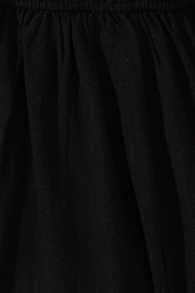 Black Fit And Flare Dress Sleeveless Mini | Ally Fashion
