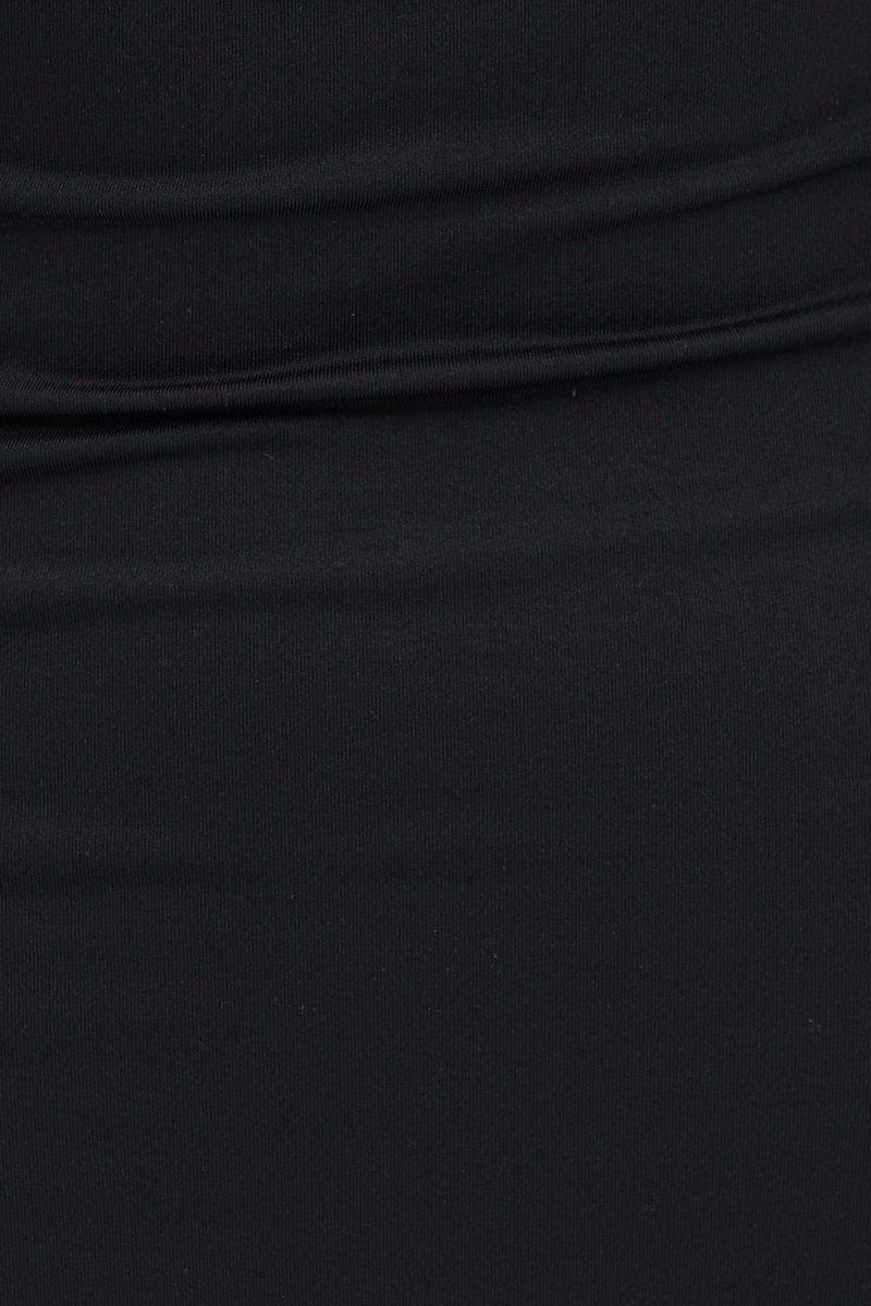 Black Shrug & Dress Set Long Sleeve Maxi Bodycon Jersey for Ally Fashion