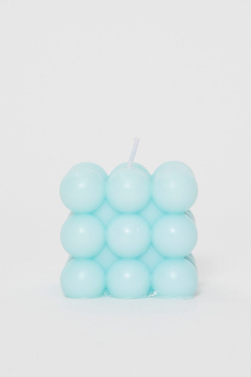 DECORATIONS Blue Bubble Scented Candle for Women by Ally