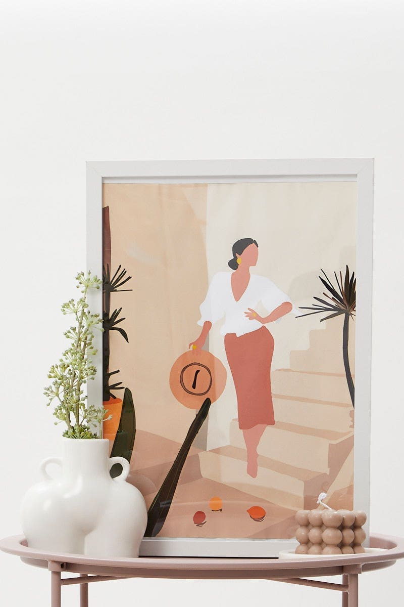DECORATIONS Print Girl Illustration Print A3 30Cm X 40Cm for Women by Ally