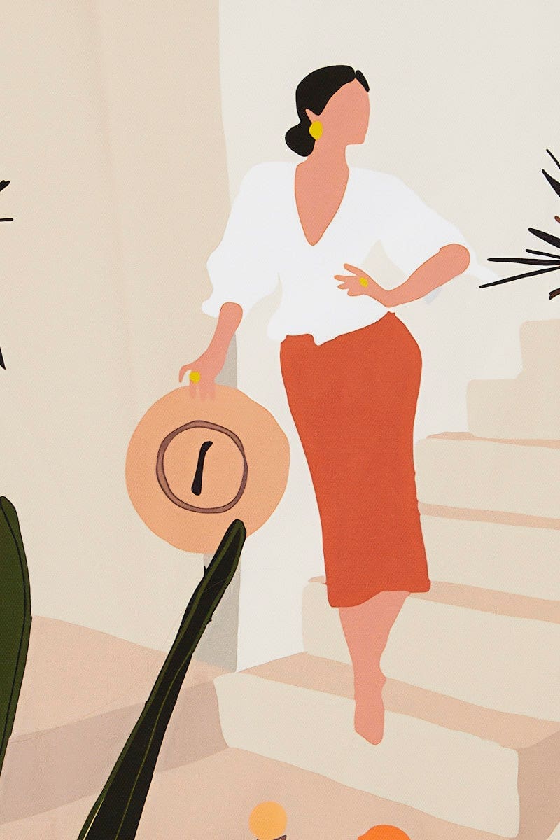 DECORATIONS Print Girl Illustration Print A3 30Cm X 40Cm for Women by Ally