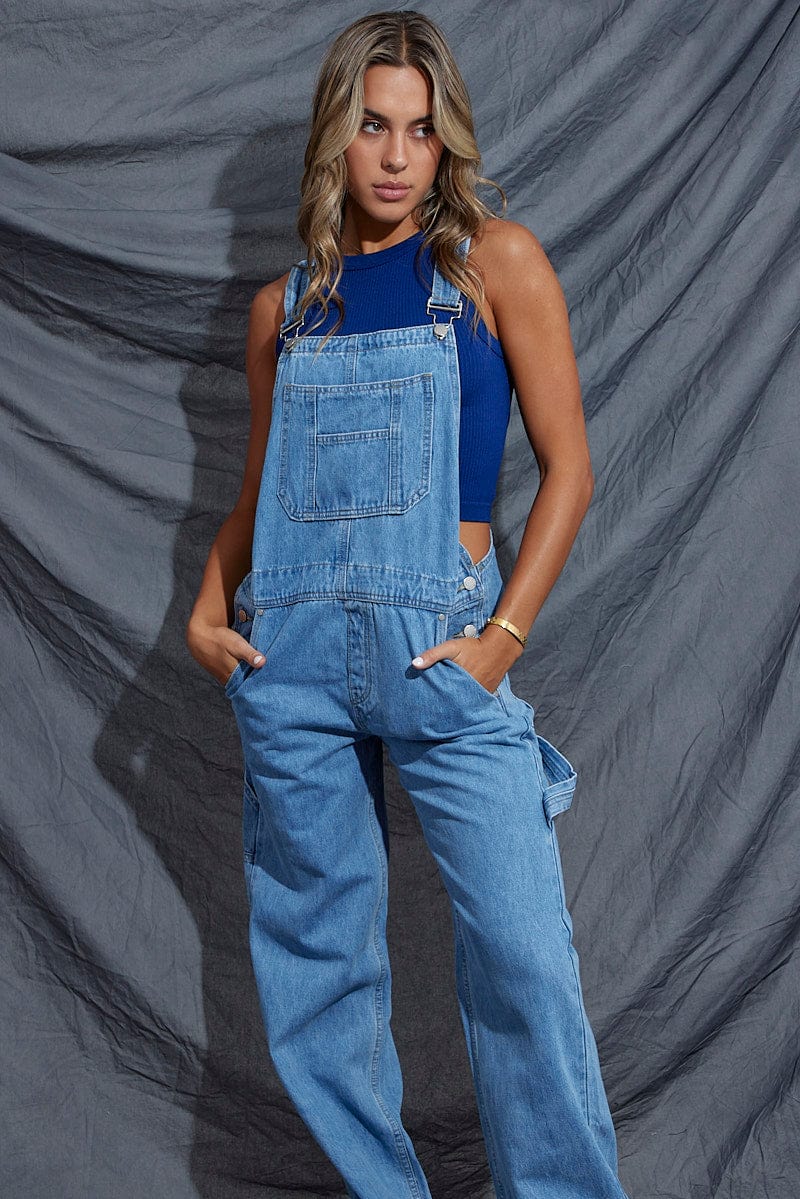 Blue Carpenter Overall Jeans for Ally Fashion