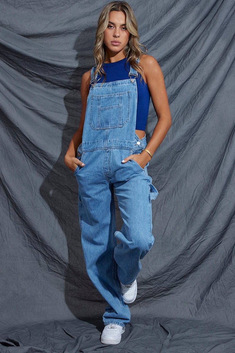 Blue Carpenter Overall Jeans for Ally Fashion