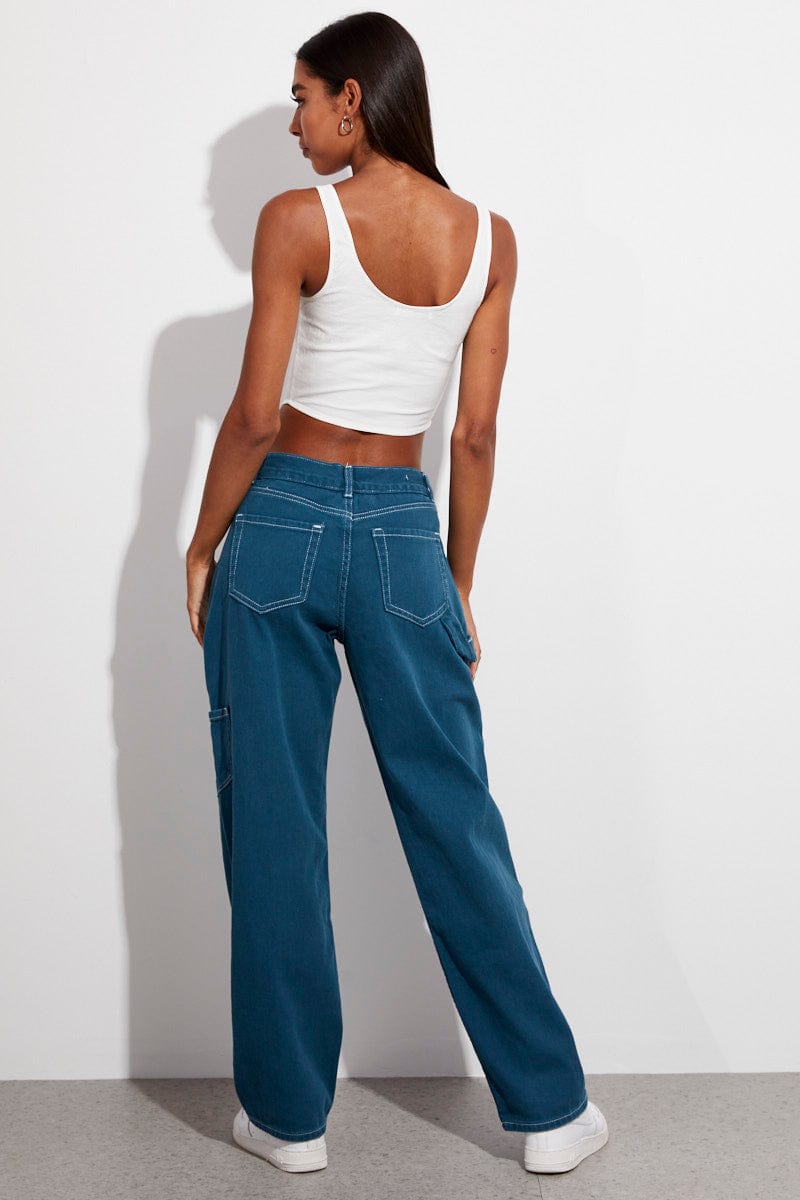 Green Cargo Jeans for Ally Fashion