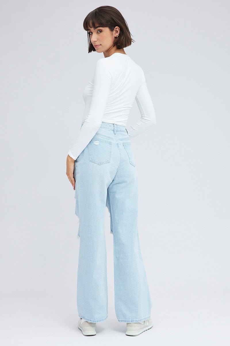 Denim 90's Wide Leg Jeans for Ally Fashion