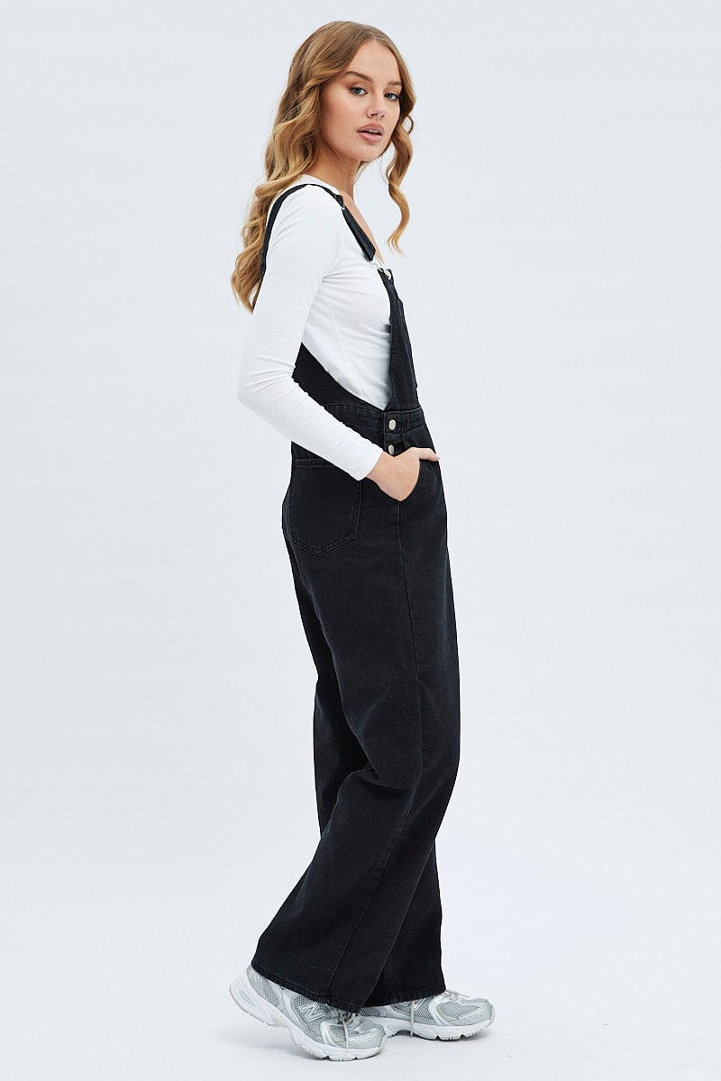 Black Overall Denim for Ally Fashion