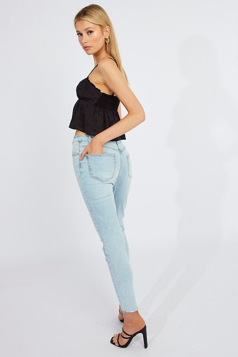 Denim Skinny Jean High Rise for Ally Fashion