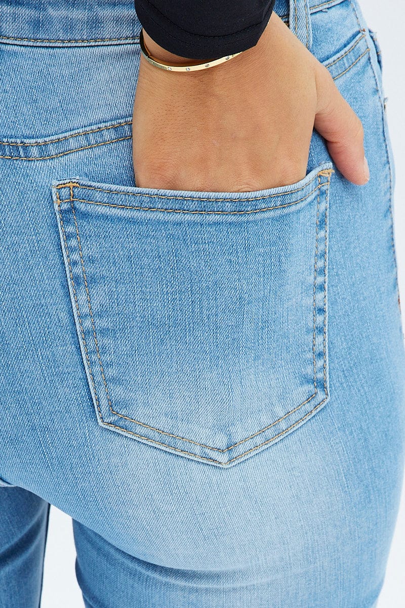 Denim Skinny Denim Jeans for Ally Fashion