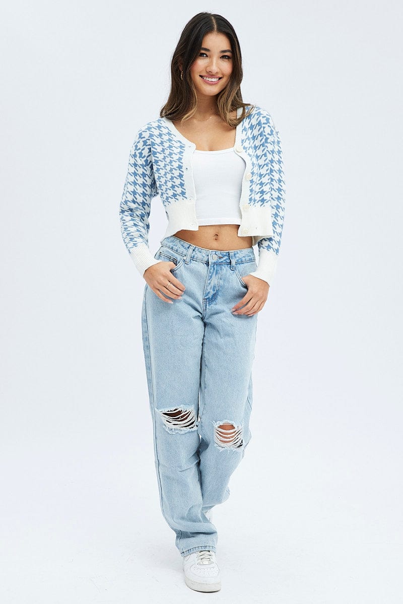 Denim Baggy Jeans Low Rise for Ally Fashion