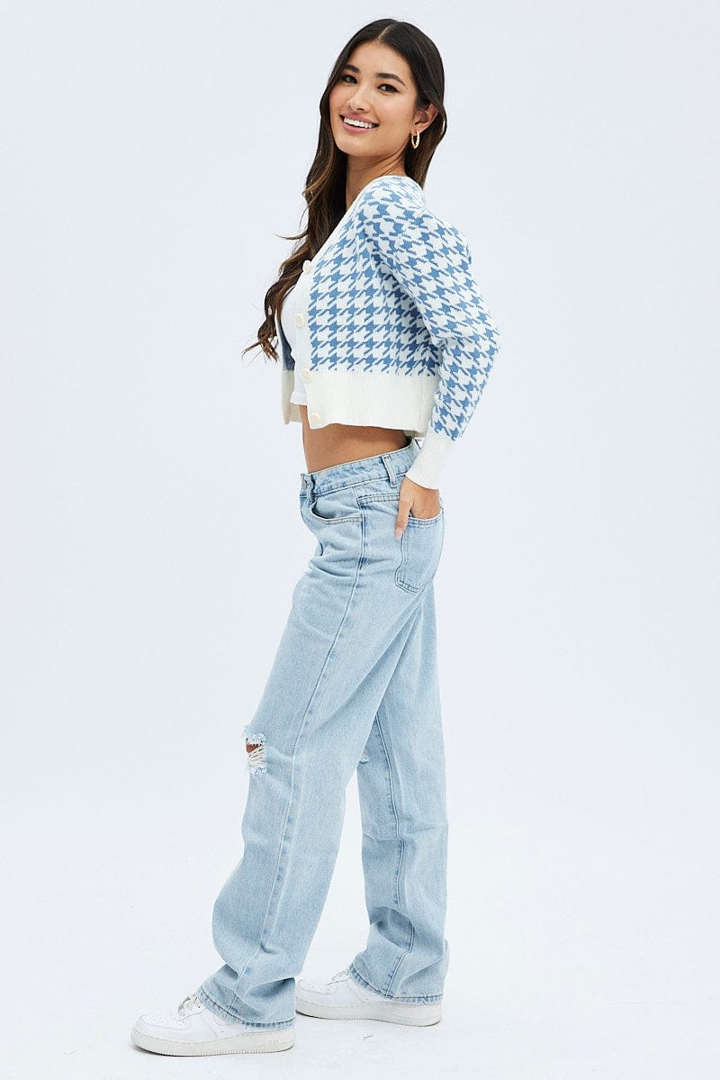 Denim Baggy Jeans Low Rise for Ally Fashion