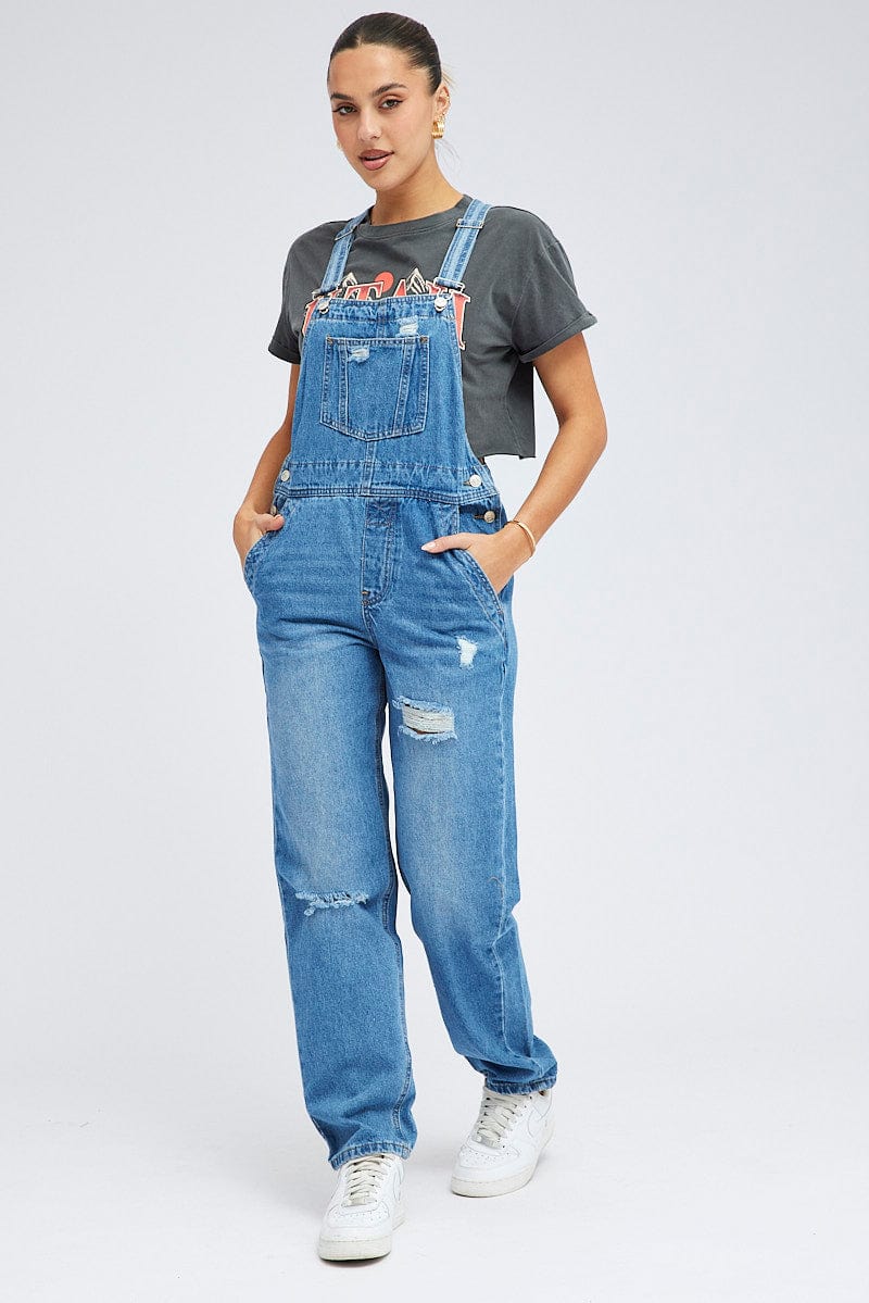 Denim Overall Jeans for Ally Fashion