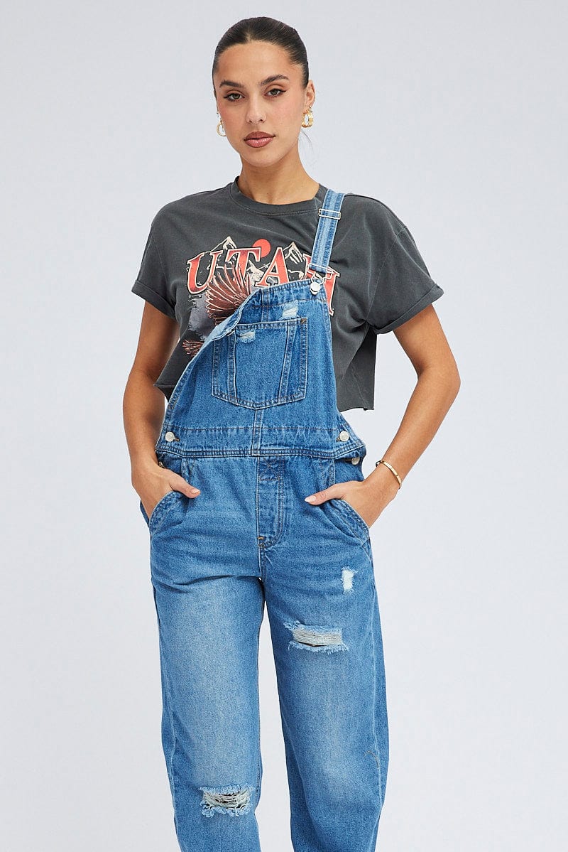 Denim Overall Jeans for Ally Fashion