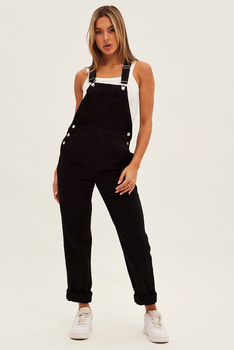 Black Denim Overall for Ally Fashion