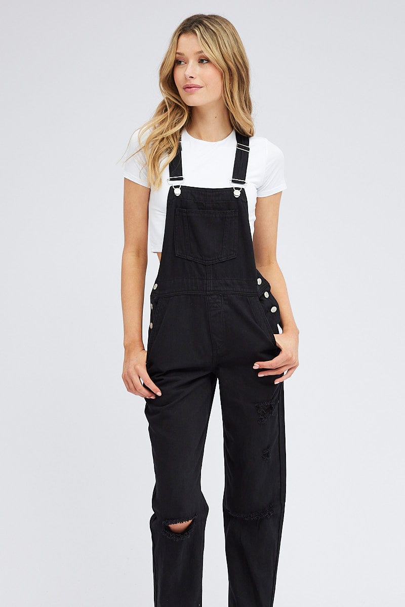 Black Overall Jeans for Ally Fashion