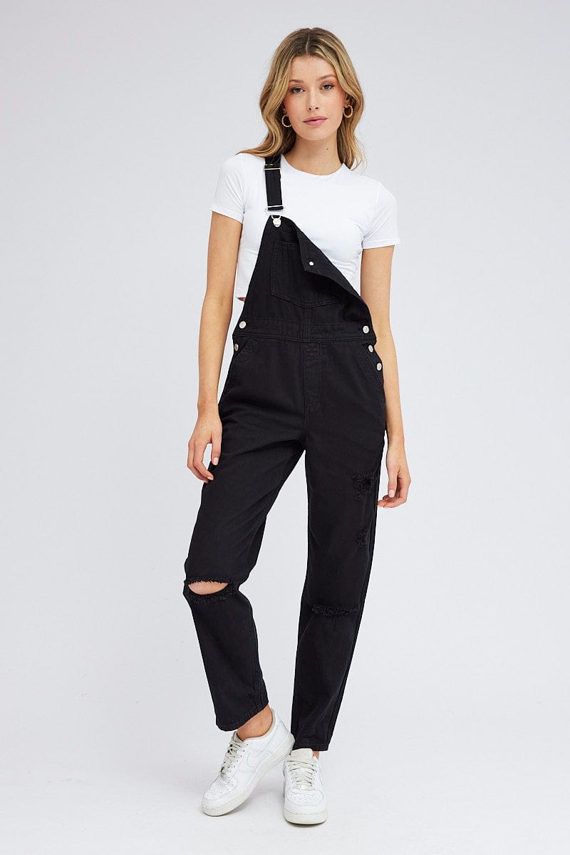 Black Overall Jeans | Ally Fashion