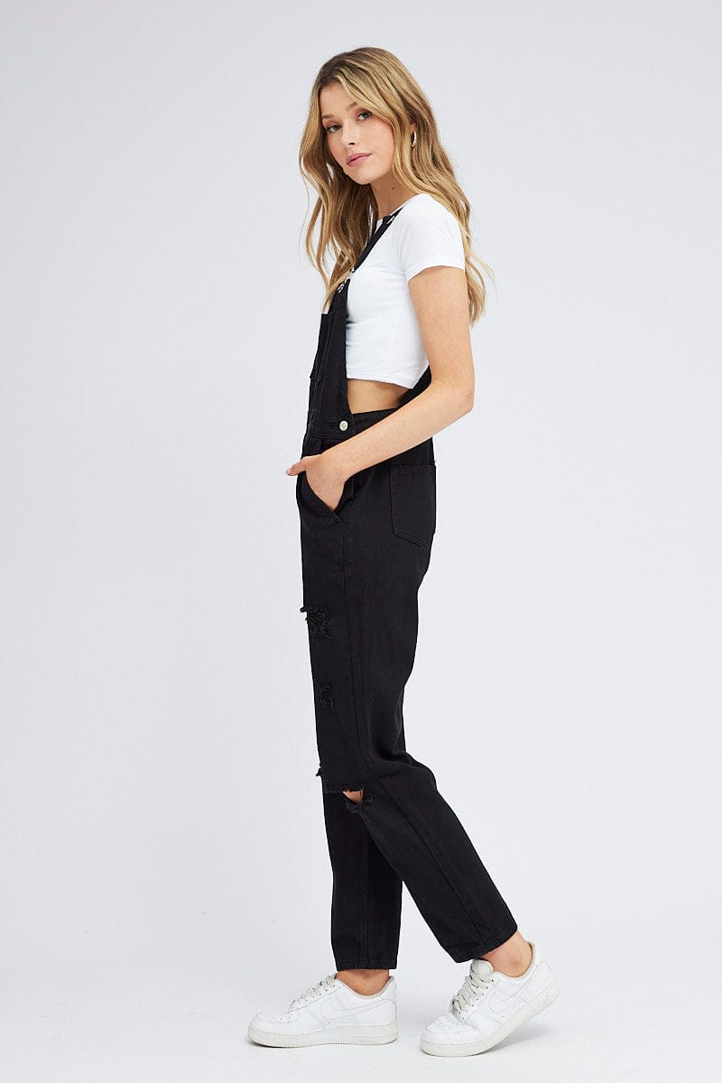 Black Overall Jeans for Ally Fashion