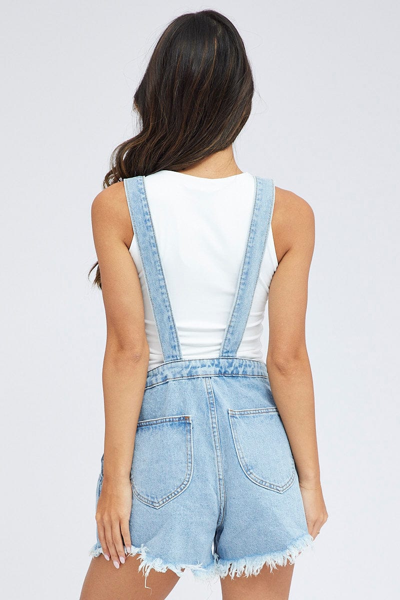 Denim Short Overall Jeans for Ally Fashion