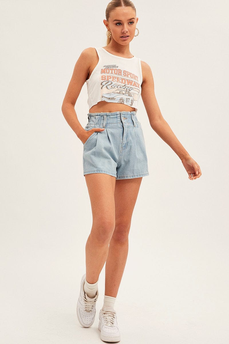 Topshop deals paperbag shorts