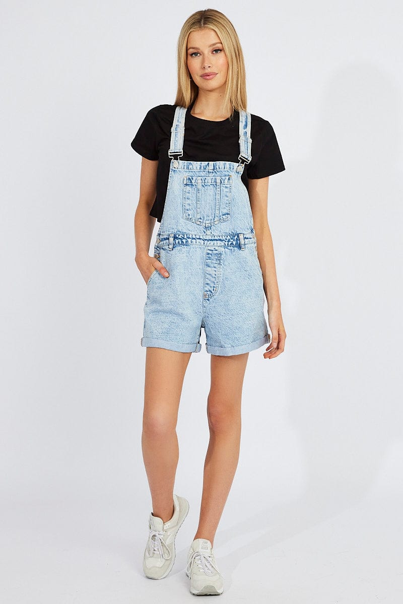 Overalls Shorts Buy Cotton On Short Denim Overall 2025 Online ZALORA