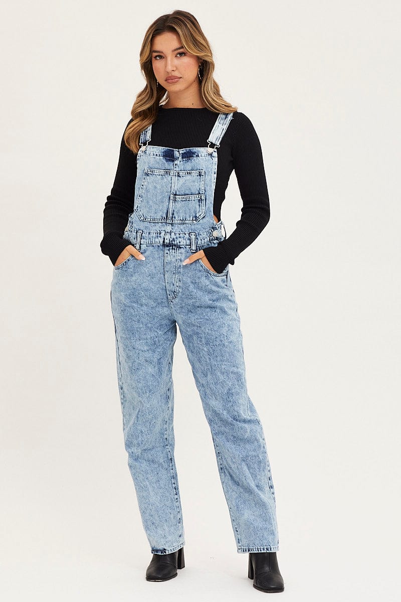 DUNGAREE Blue Overall None for Women by Ally