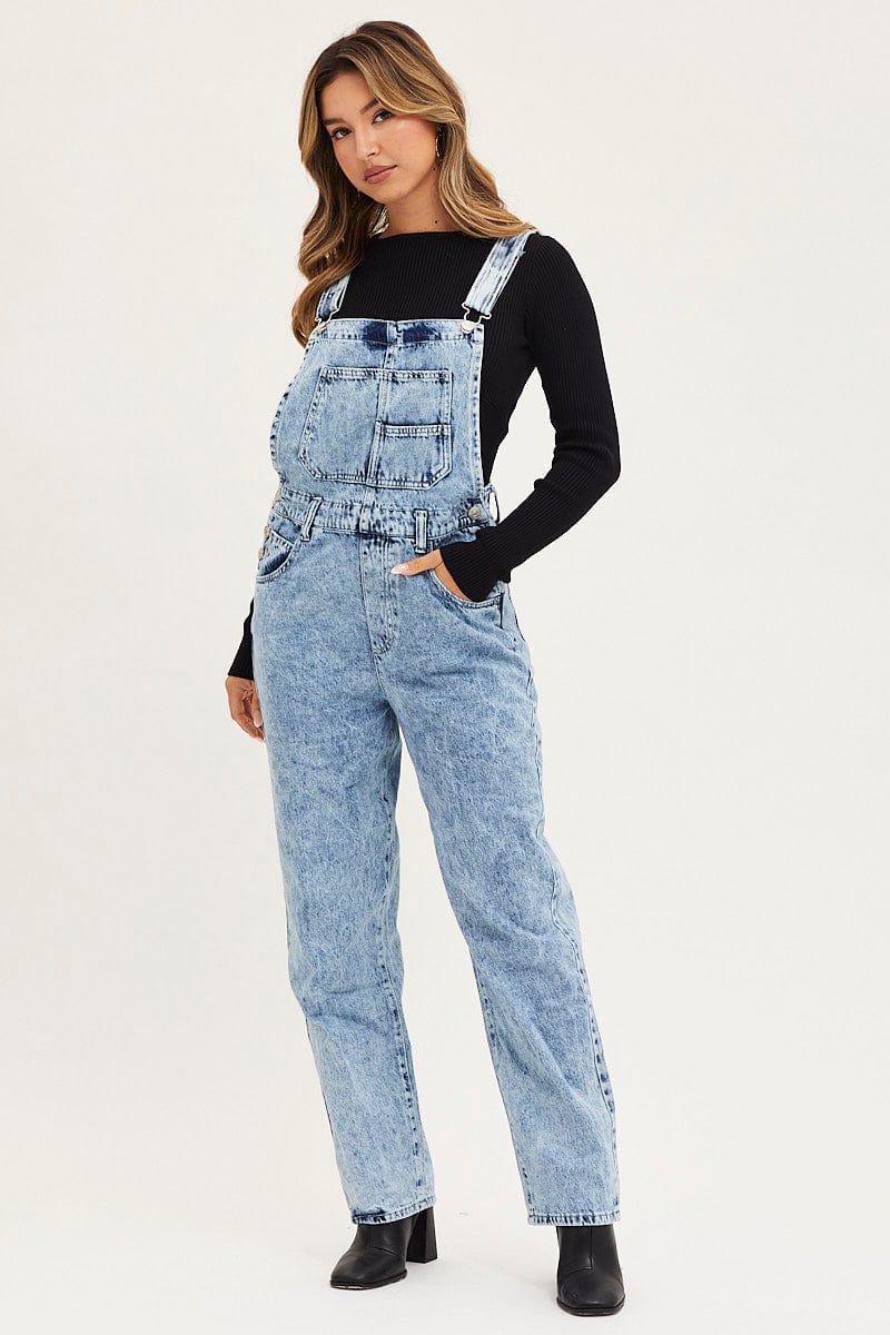 Women’s Blue Overall None | Ally Fashion