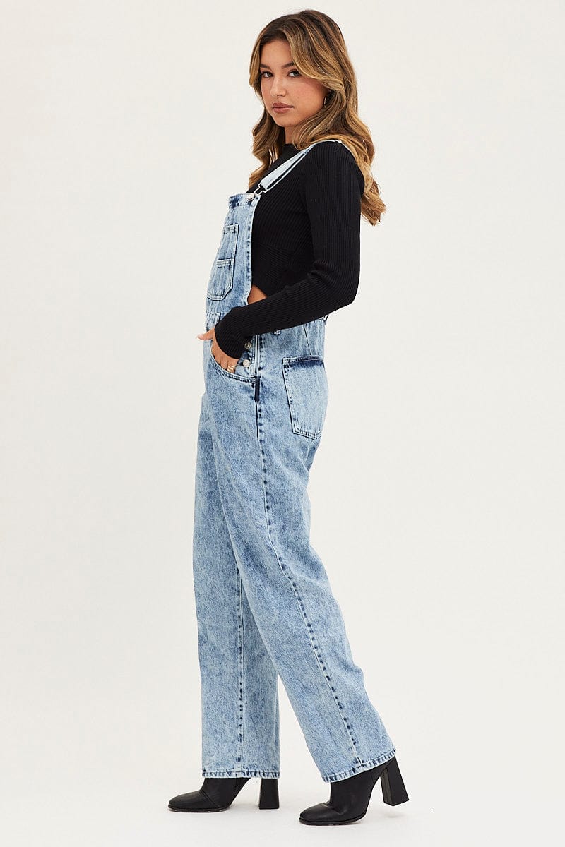 DUNGAREE Blue Overall None for Women by Ally