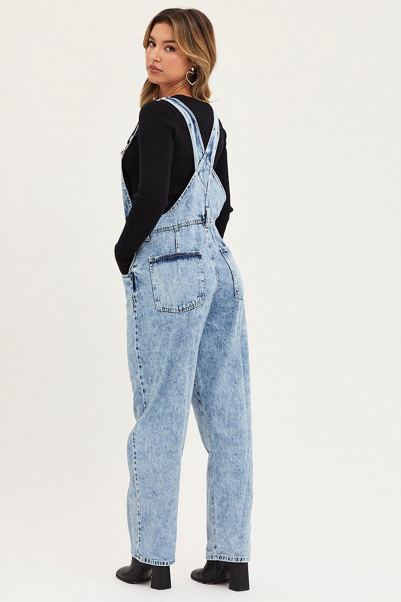 DUNGAREE Blue Overall None for Women by Ally