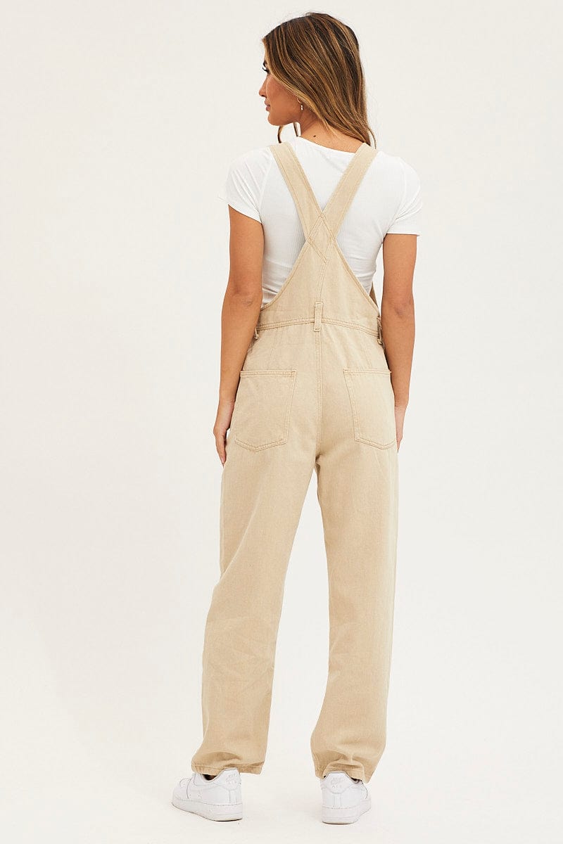 DUNGAREE Camel Denim Overall for Women by Ally