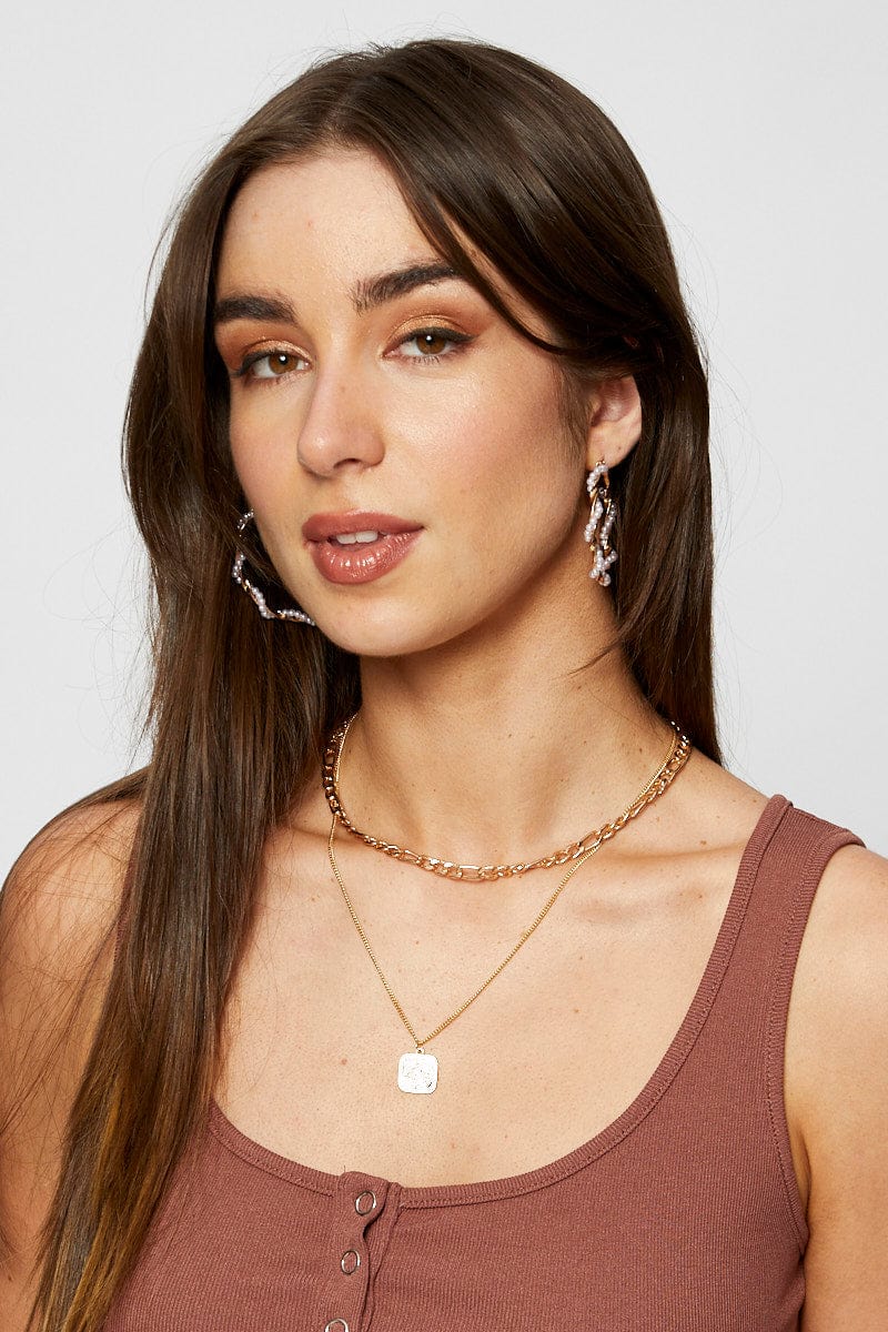EARRINGS Metallic 6 Pack Earrings for Women by Ally