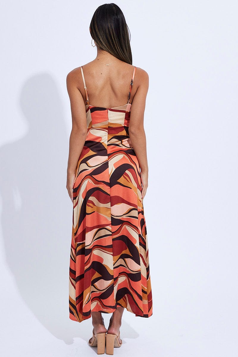 Print Midi Dress for Ally Fashion