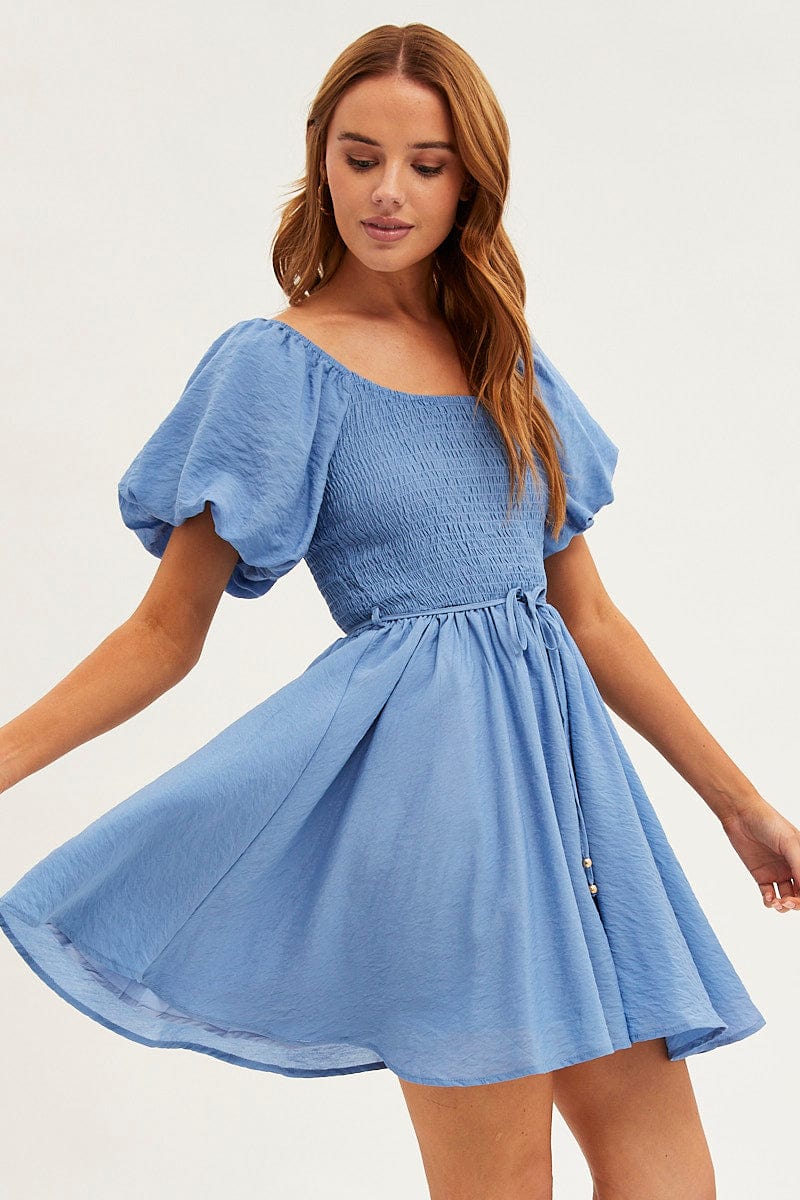 Pastel blue hotsell skater dress