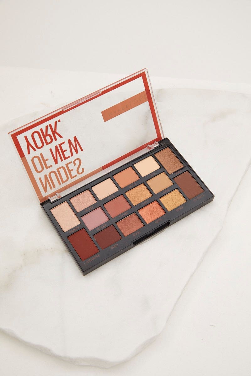 EYE & BROWS Multi Maybelline Nudes Of New York Eyeshadow Palette for Women by Ally