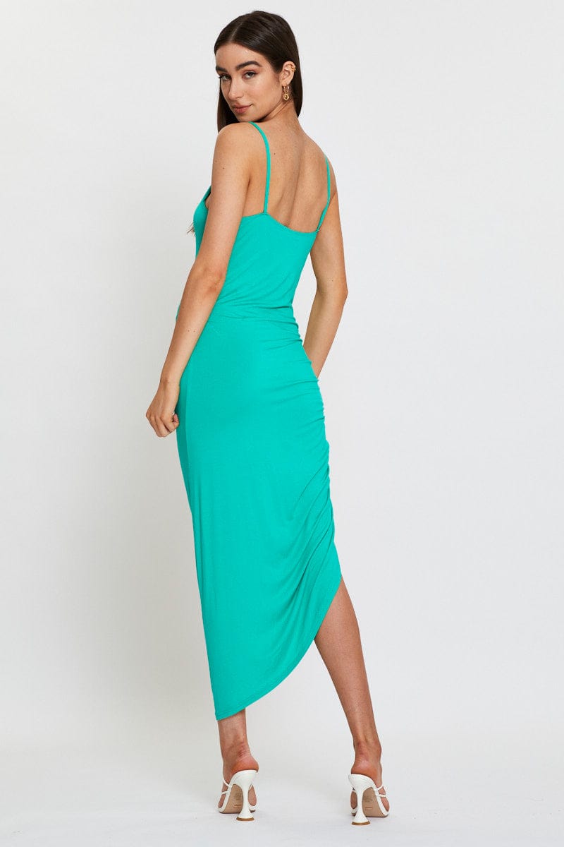 Women's Green Bodycon Dress Midi | Ally Fashion Women's Green Bodycon Dress Midi | Ally Fashion