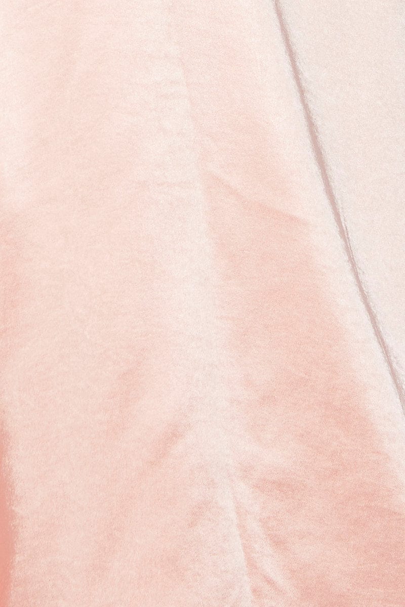 F MIDI DRESS Pink Midi Dress Satin for Women by Ally
