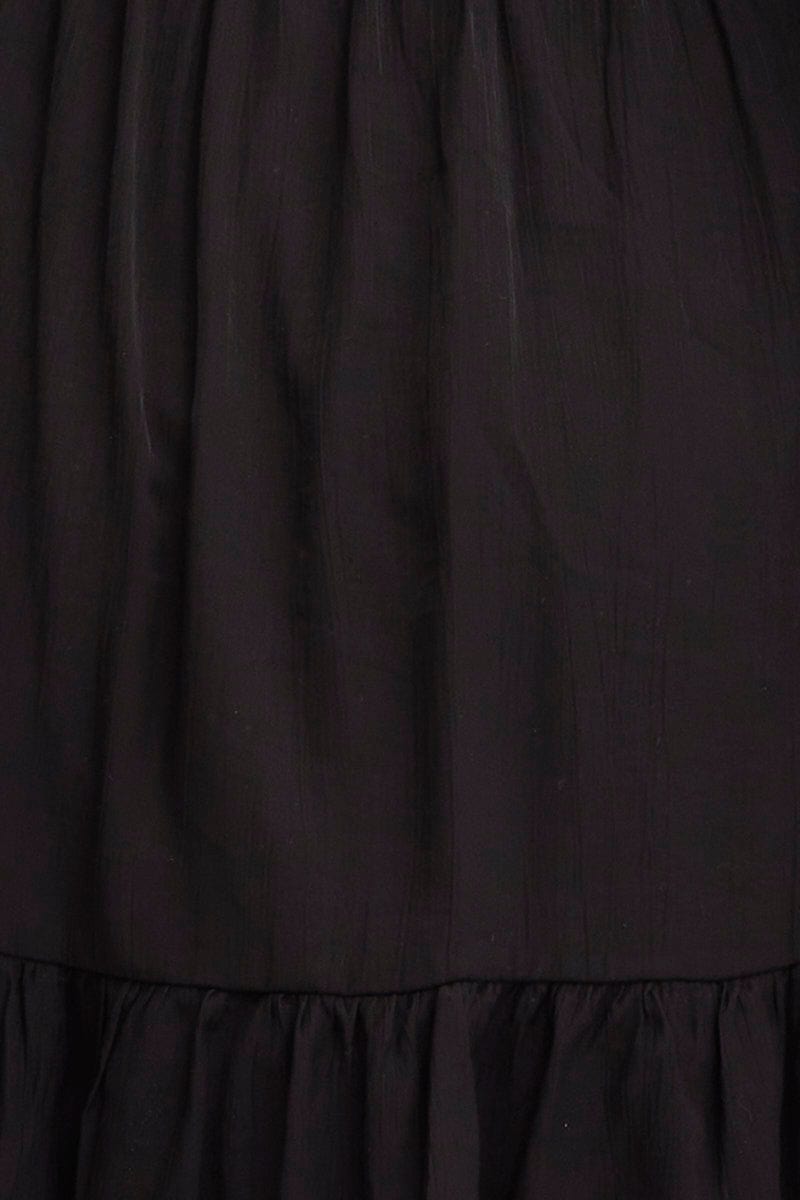 FB A LINE DRESS Black A Line Dress Long Sleeve Mini for Women by Ally